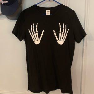 Pink Victoria’s Secret Halloween shirt